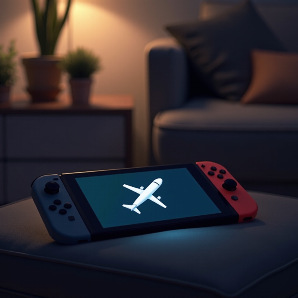 tryb samolotowy Nintendo Switch oszczędza baterię