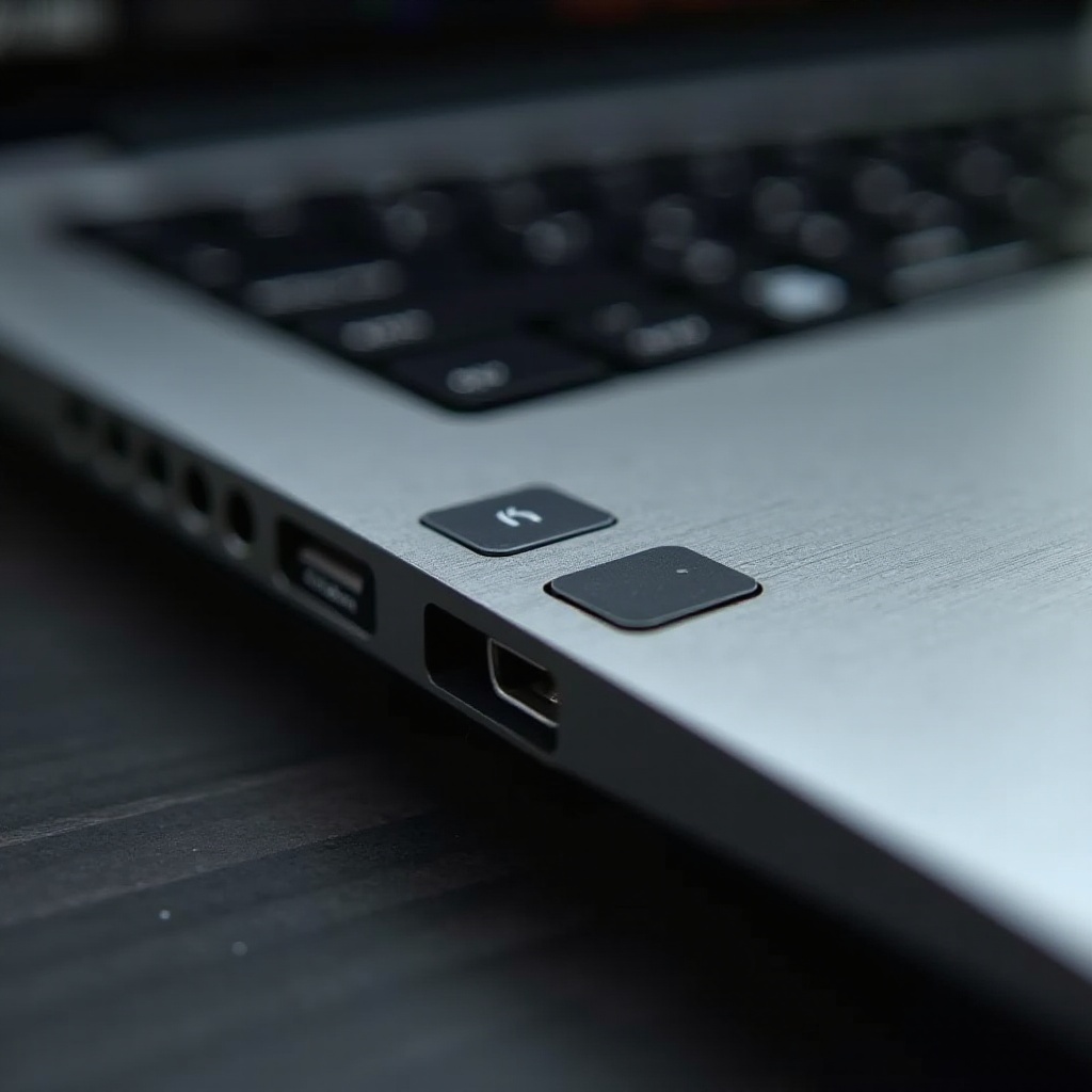 Qual é o botão no meu PC acima do botão de energia?