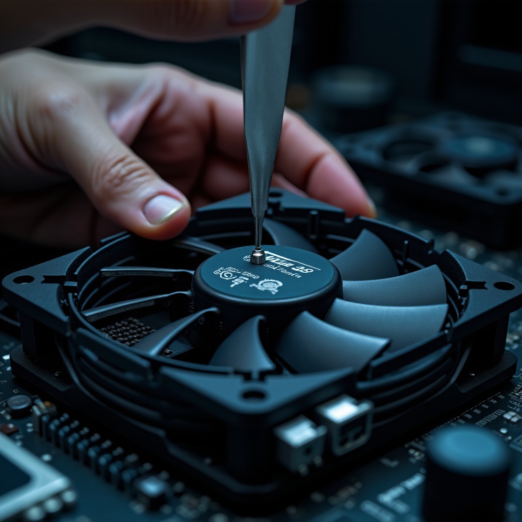 wentylator procesora po uruchomieniu komputera zatrzymuje się i kręci się w kółko