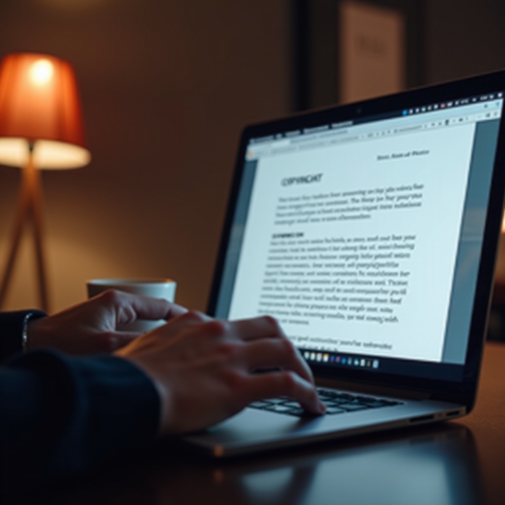 cómo hacer el símbolo de copyright en mac