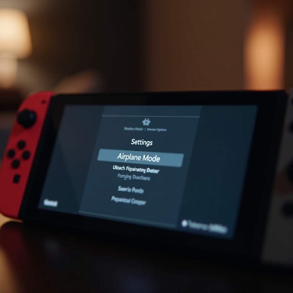 modo avião do Nintendo Switch economiza bateria