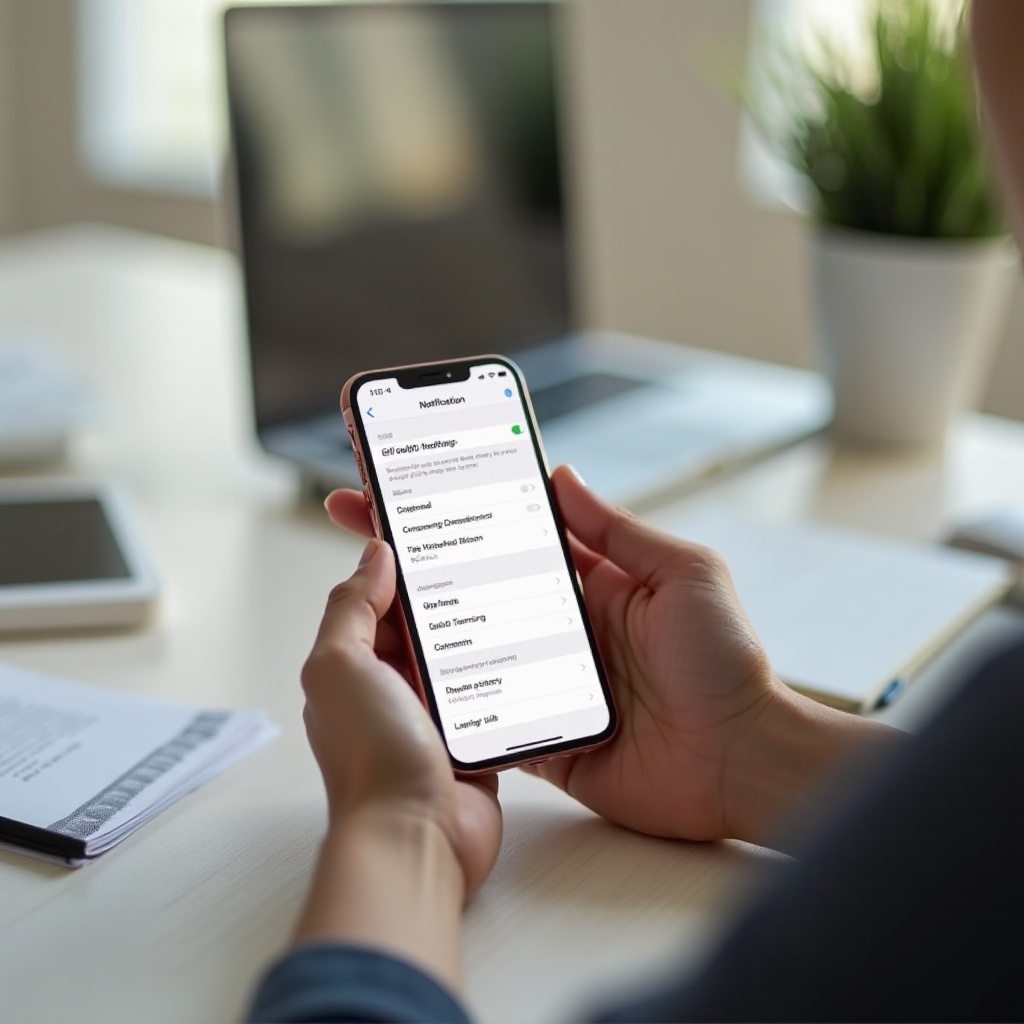 como substituir o modo não perturbe no iPhone