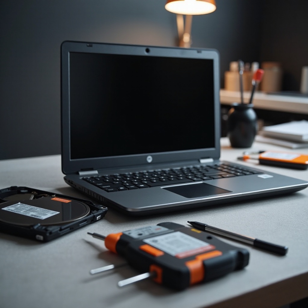 замена хард диска у HP лаптопу